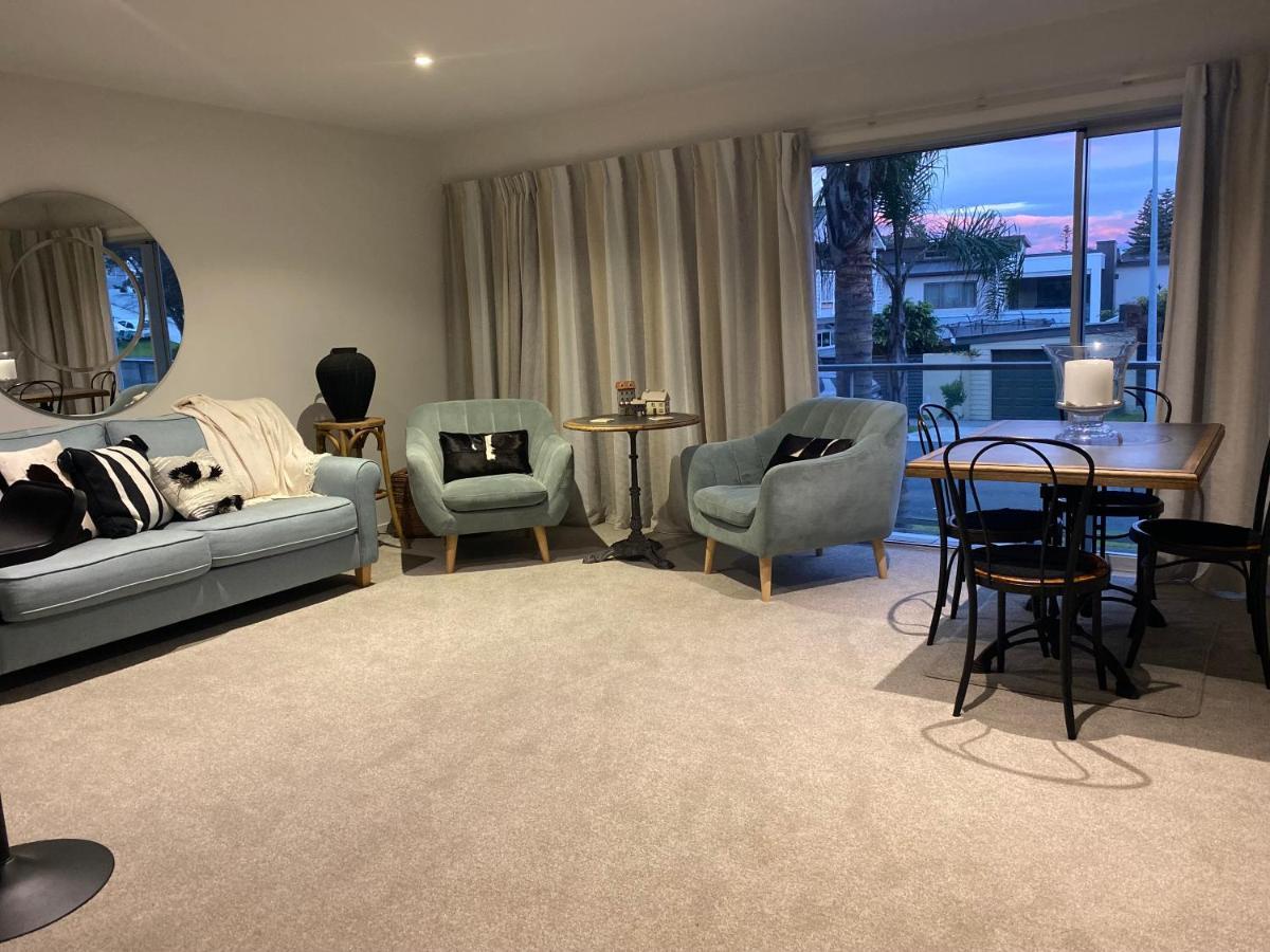 Modern Beach Apartment With Pool & Location Mount Maunganui Exteriör bild