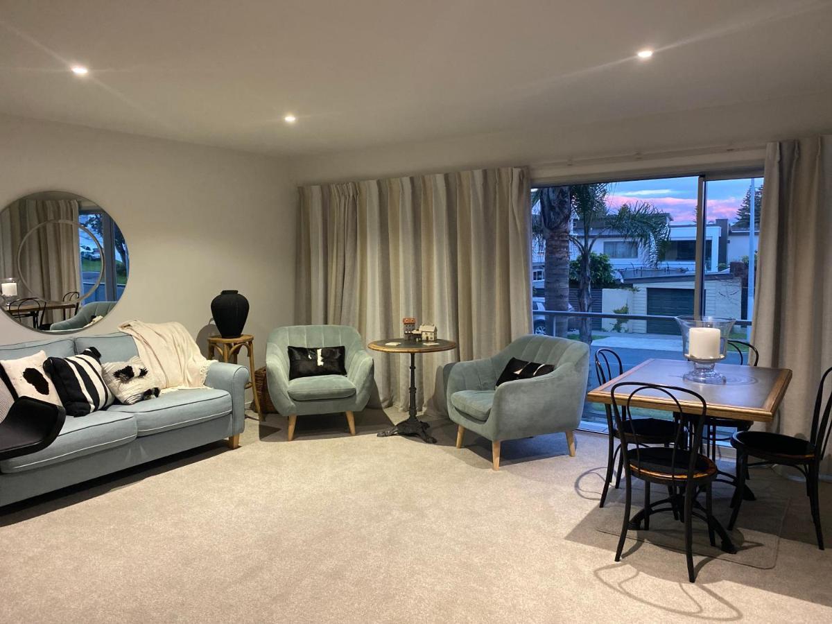 Modern Beach Apartment With Pool & Location Mount Maunganui Exteriör bild