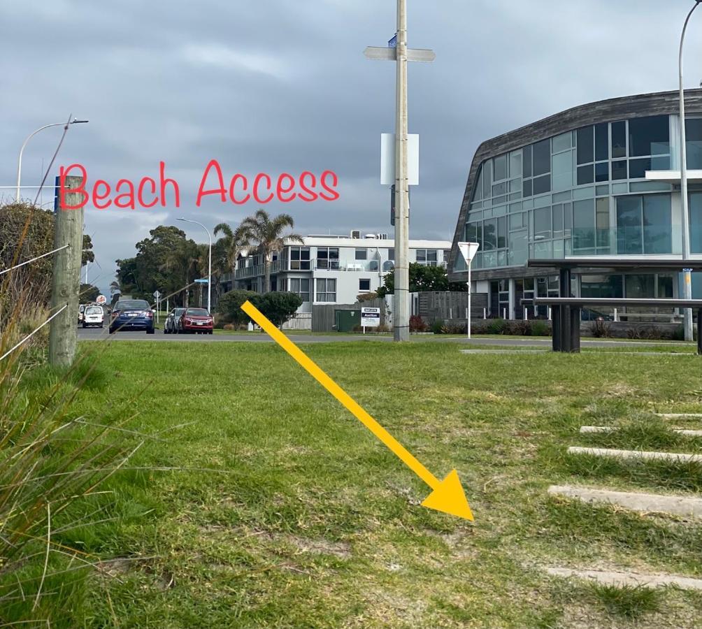 Modern Beach Apartment With Pool & Location Mount Maunganui Exteriör bild